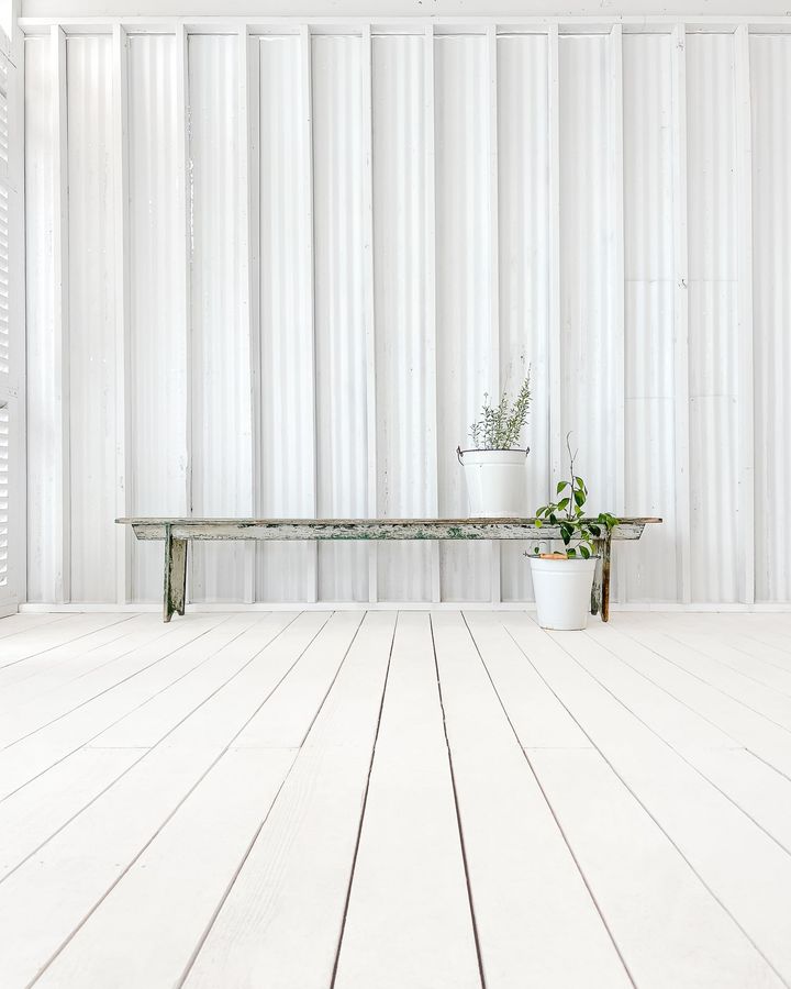 Antique Primitive Green Bench — East End Salvage added by Serena Finnerty