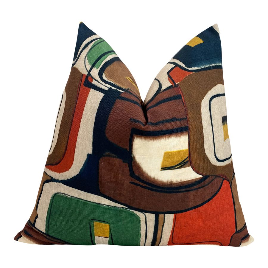 Mid-Century Modern Throw Pillow With Down Feather Insert added by Spoak Member