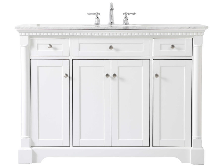 Elegant Lighting Clarence White 48'' Wide Vanity added by Alex Grey