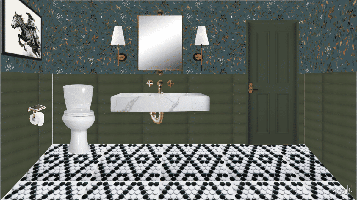 Organic Bathroom Ideas designed by Megan Gisclair