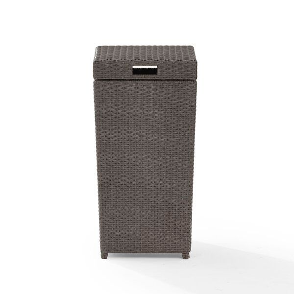 Adelita 16 Gallons Wicker/Rattan Manual Lift Trash Can added by sallie tyler