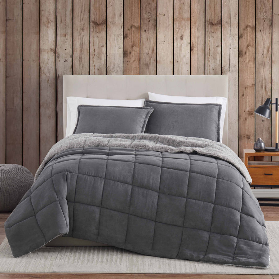 Eddie Bauer Sherwood Reversible Microsuede Comforter Set & Reviews | Wayfair added by sallie tyler