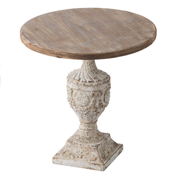 Eustace 31'' Tall Pedestal End Table added by Kristina Blackford