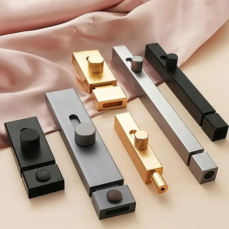 Non Punched Aluminum Alloy Door Latch Anti theft Theft Proof - Temu added by Sarah Jackson
