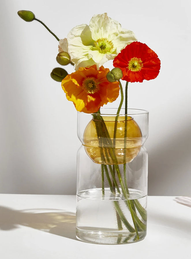 BALANCE VASE - CLEAR + AMBER added by Spoak 