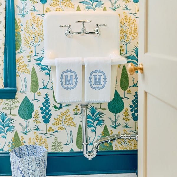 Applique Powder Bath Towels (pair) added by Katherine Yeager