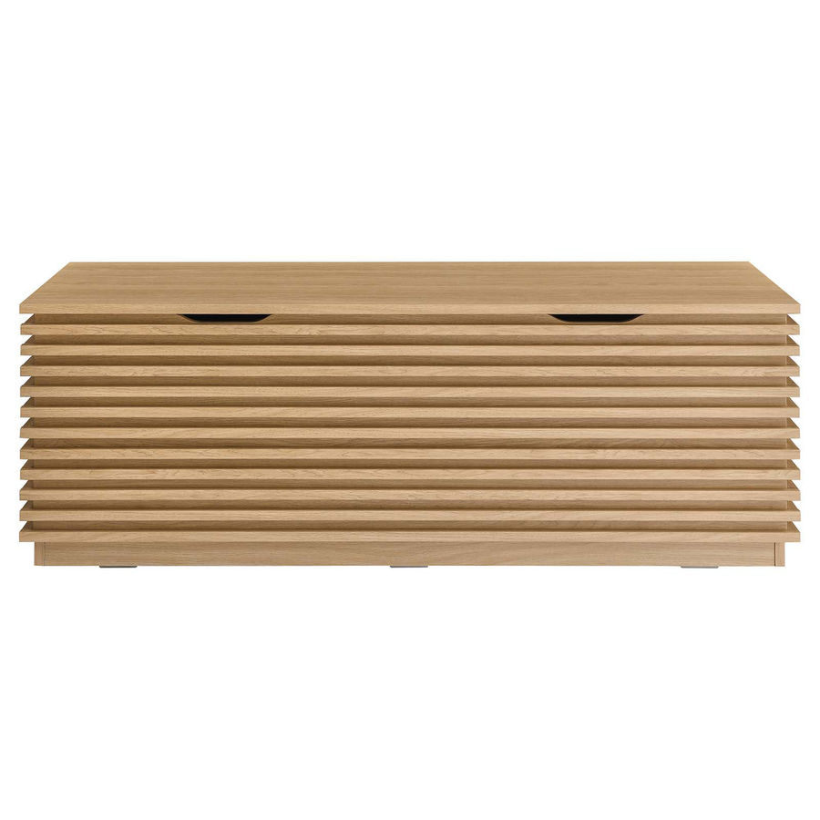 Modway Render 47" Wood Grain Storage Bench & Reviews | Wayfair added by sallie tyler