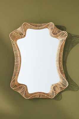 Clemente Rattan Mirror added by Kristi Kautz