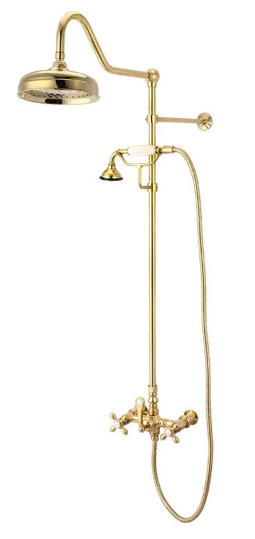 Mason Hill Collection Exposed Cross Handle Shower Set with Handshower added by Spoak Member