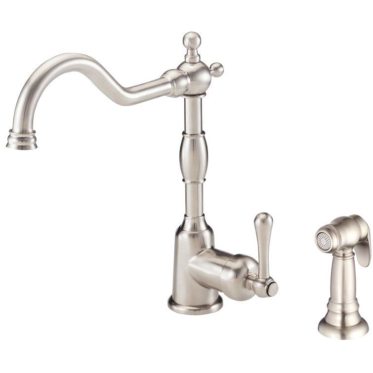 Opulence Single Handle Kitchen Faucet With Accessories added by Spoak Member
