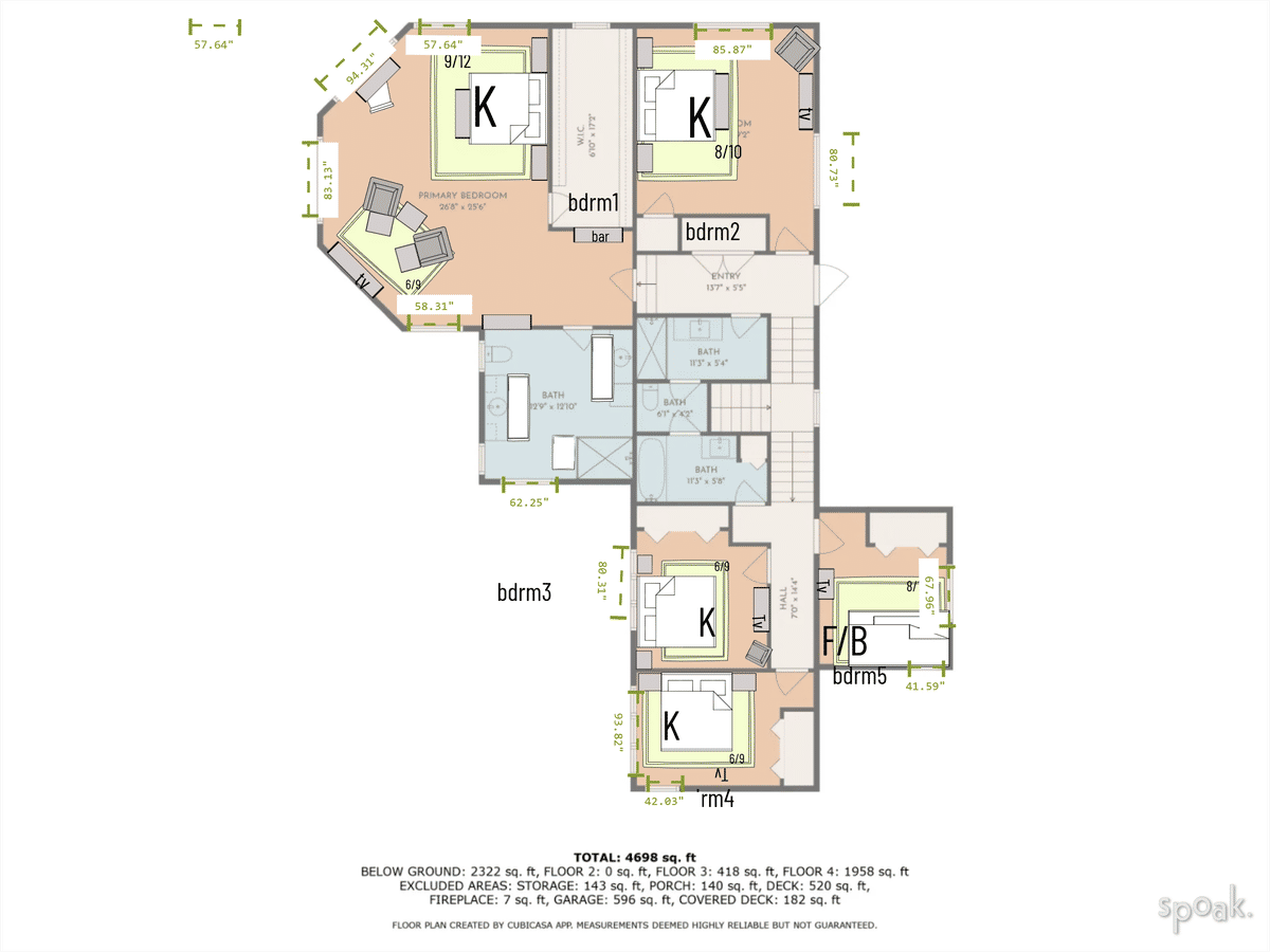 Guest Bedroom Floor Plan designed by sallie tyler