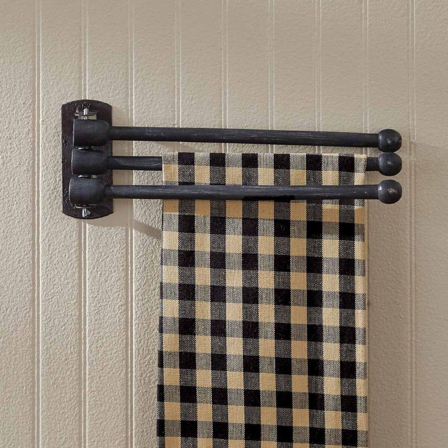Black Wood Tea Towel Rack added by Serena Finnerty