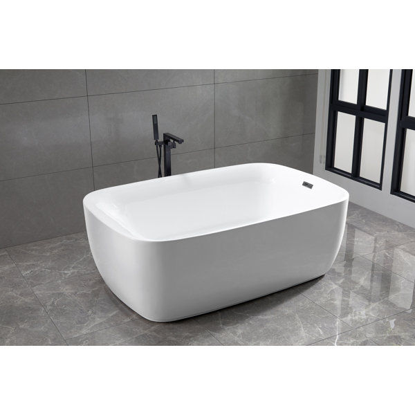71inch 2-person Freestanding Acrylic Bathtub in Glossy White added by James Pittman