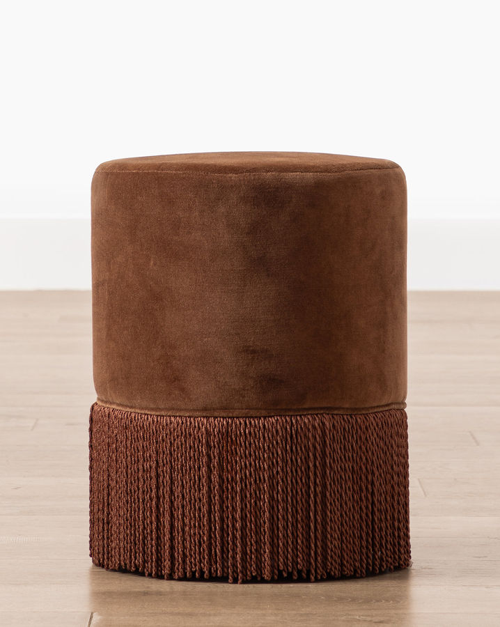 Astrid Fringe Stool added by Mia Lile