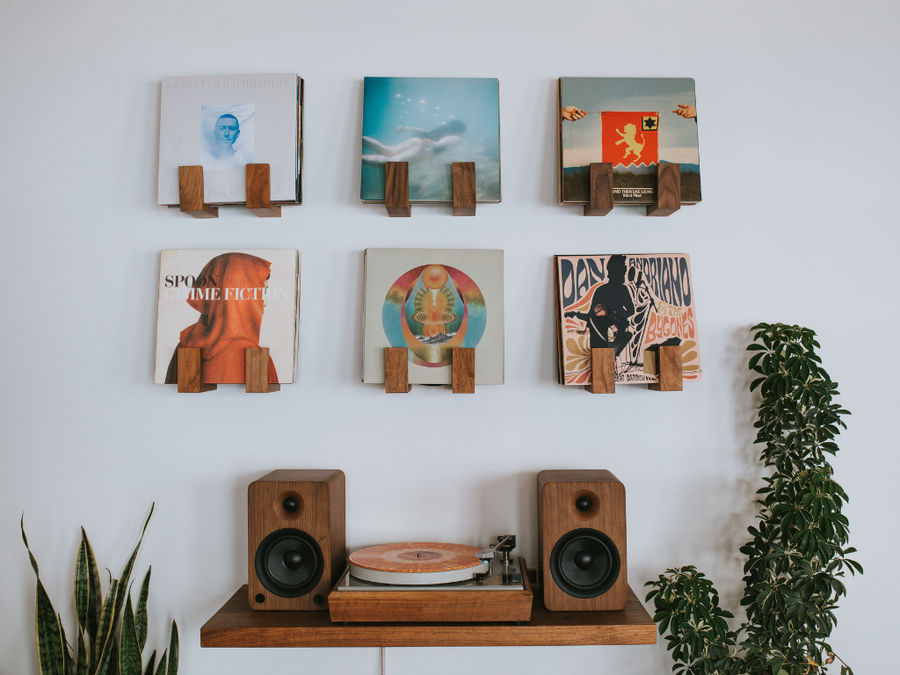 Flip Record Display SHelf added by Mariya Owens