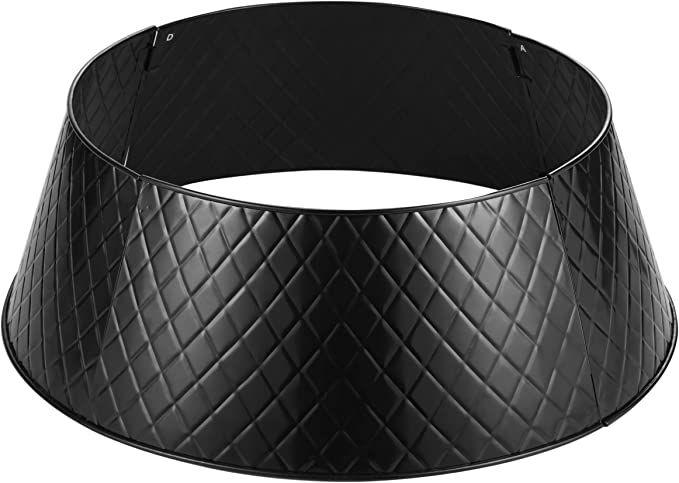 4-Panel Christmas Tree Collar - Metal Holiday Skirt Decor  added by Nikki NScope