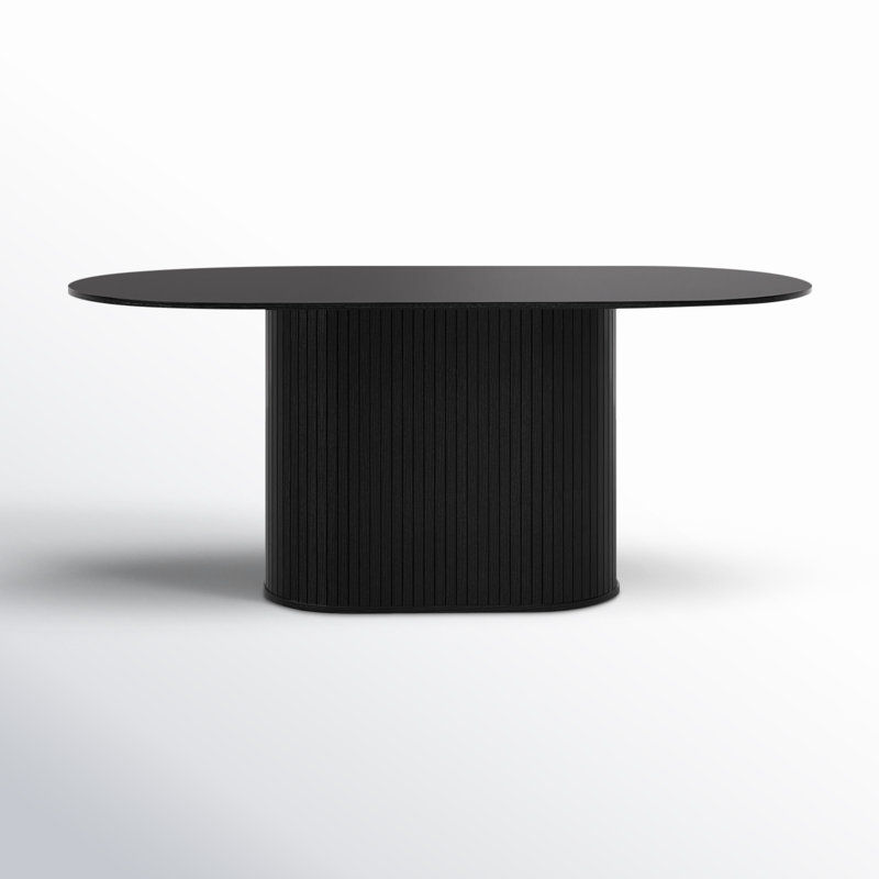 AllModern Iris 71" Pedestal Dining Table & Reviews | AllModern added by Madeline Abernathy