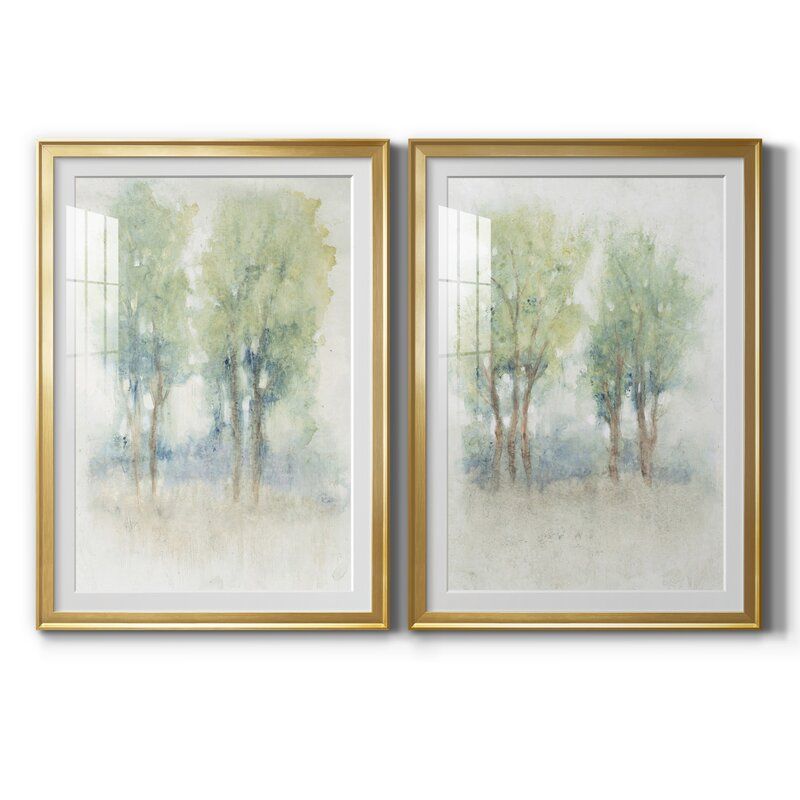 Rosalind Wheeler Spontaneous Landscape I Premium Framed Print - Ready To Hang | Wayfair added by sallie tyler