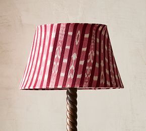 Ikat Stripe Jacquard Taper Lamp Shade added by Isabel E