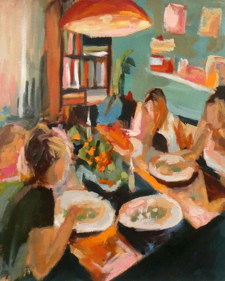 At the Dining Table Print added by Nicole Crews