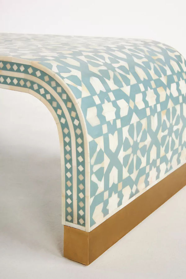 Moroccan Inlay Waterfall Coffee Table added by Valerie Beda