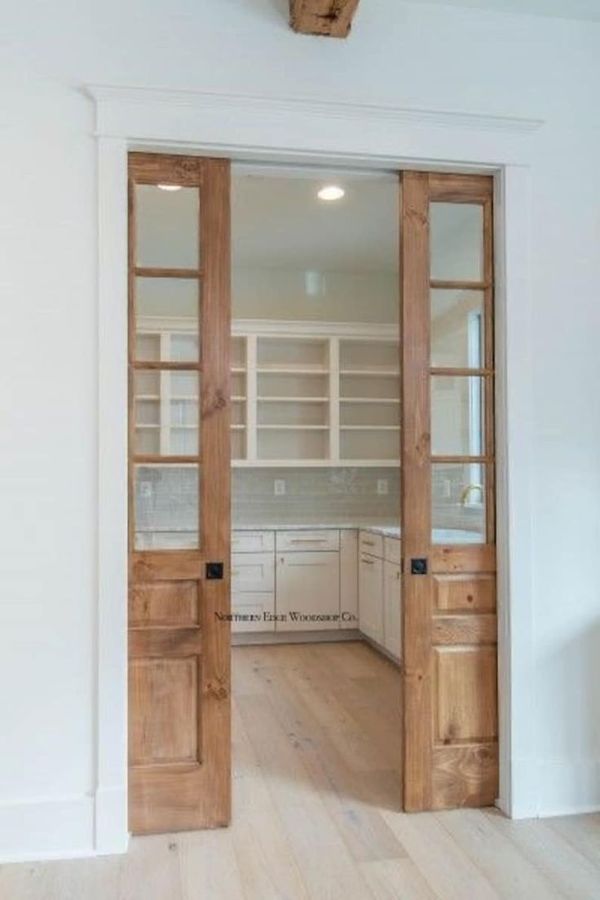 Custom Built: Glass French Doors Sliding Barn Door Doors - Etsy | House design, Dream house, Dream home design added by Stacy Roseberry