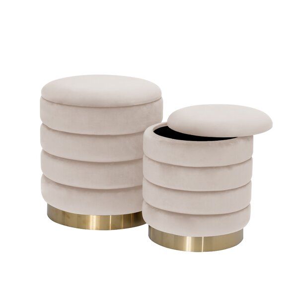 Wrobel Upholstered Storage Ottoman added by Kristi Kautz