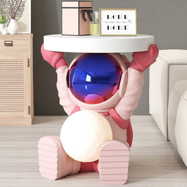 Astronaut Side Table - USB Powered - Resin - Pink - Blue - 5 Colors  from Apollo Box added by Adriana Wojakowska