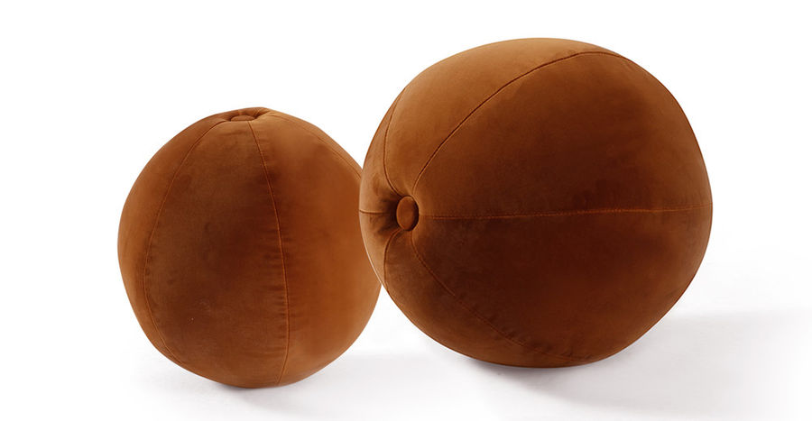 Mid-Century 2-Pc Orb Pillows, Monarch Velvet added by Karen Mena