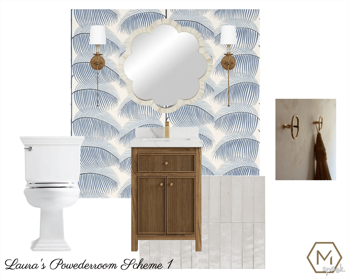 Bathroom Inspiration designed by Melissa Isles