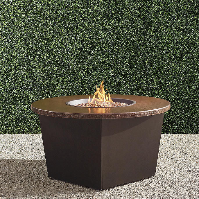 Bauer Hammered Copper Top Fire Table added by Melissa Fraum