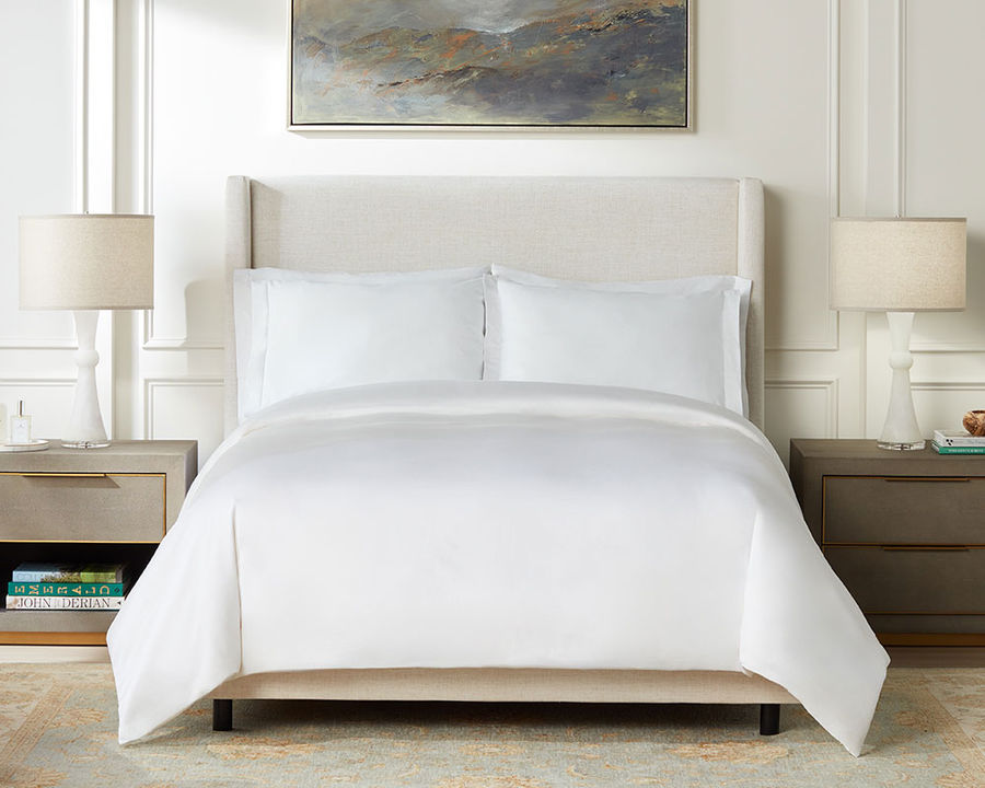Hotel White Bed & Bedding Set | The Ritz-Carlton Hotel Store added by Katie Kaminski