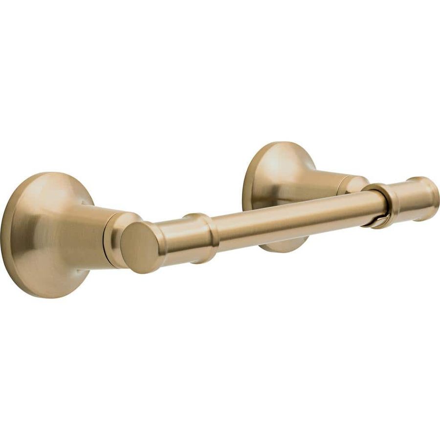 Delta Delta Chamberlain Wall Mount Pivot Arm Toilet Paper Holder Bath Hardware Accessory in Champagne Bronze CML50-CZ - The Home Depot added by HELEN SALGADO