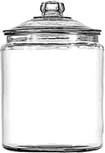 Anchor Hocking 1 Gallon Heritage Hill Glass Jar with Lid (4 piece, all glass, dishwasher safe) added by Piper Stromatt