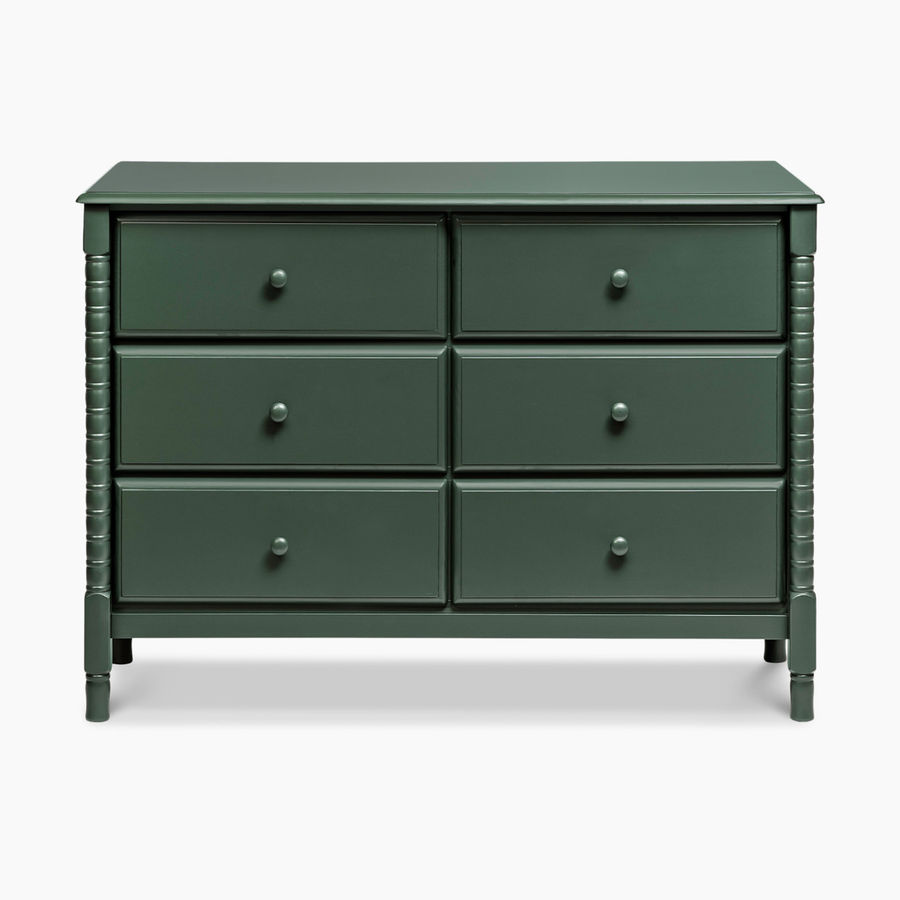 daVinci Jenny Lind Spindle 6-Drawer Dresser - Forest Green | Babylist Shop added by Laurie Quinn-Watson, ASID, RID
