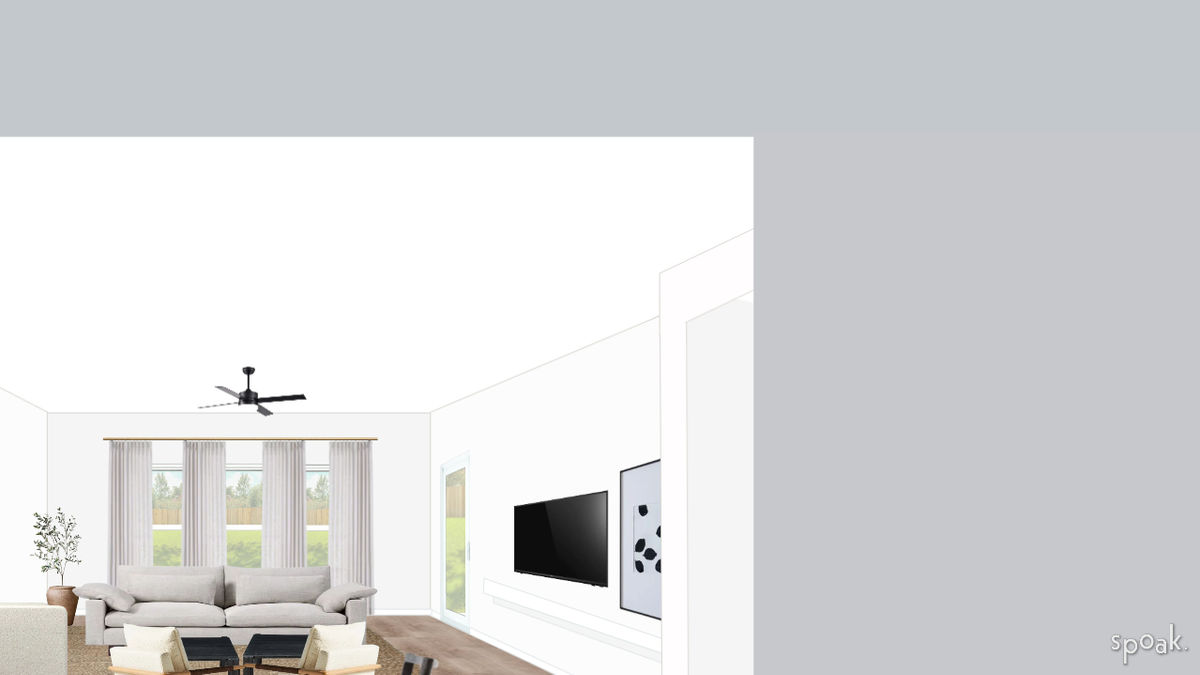 White Living Room Ideas designed by Cheyenne Ely