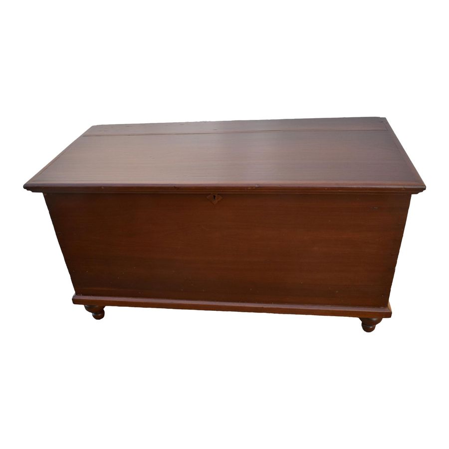Antique Early American Style Hand Dovetailed Constructed Trunk added by Serena Finnerty