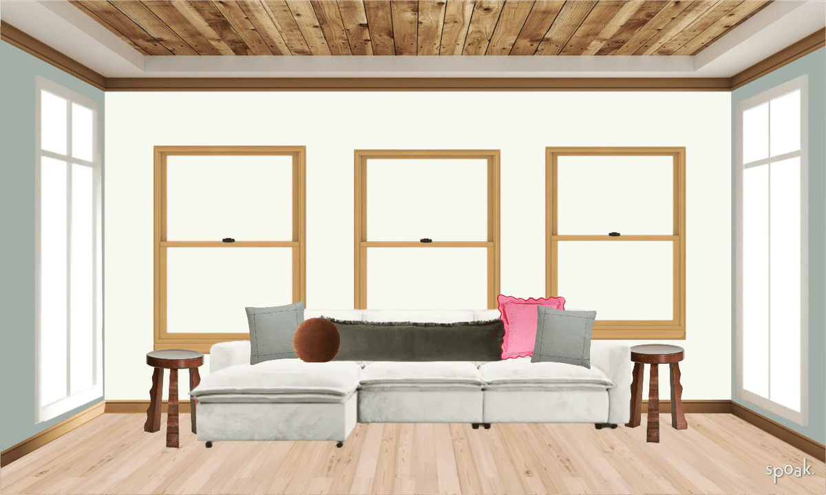 Kitchen + Living Room Inspiration designed by Kourtney Fountain