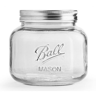 Ball 64oz Glass Half Gallon Storage Jar Clear added by Morgan Van Roekel