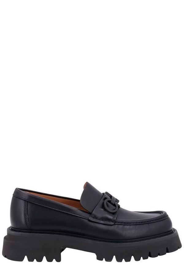 Salvatore Ferragamo Gancini Ornament Chunky Moccasins added by Sarah Jackson