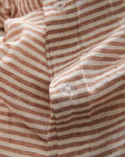 Linen Duvet Cover Set - Terracotta/White Stripe Full/Queen added by Kate Lynn Nemett