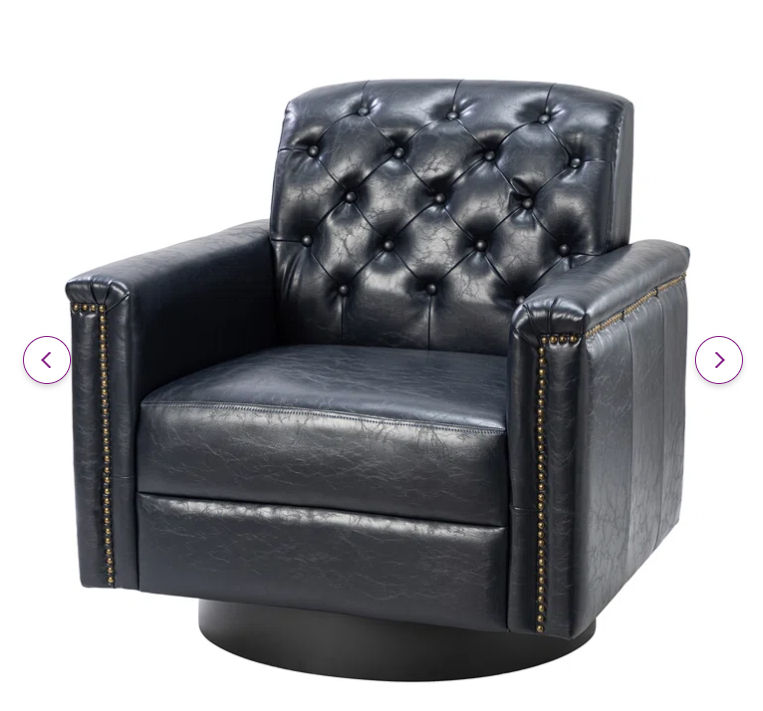 Upholstered Swivel Armchair added by Rachel Goodwin