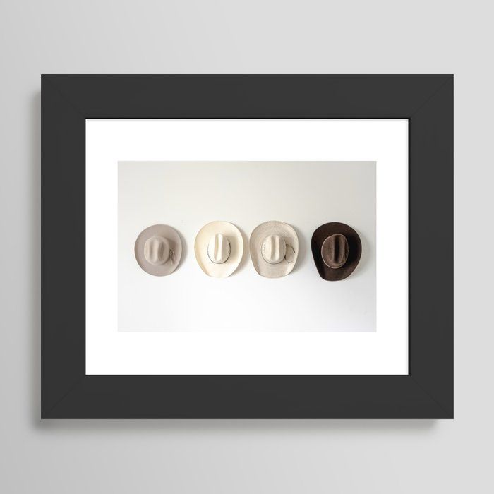 Cowboy Hat Wall Framed Art Print by Brooks Capewell Photography | Society6 added by Hannah McKernan