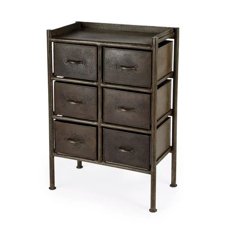 Perry Metal 6 - Drawer Apothecary Accent Chest | Joss & Main added by Spoak Member