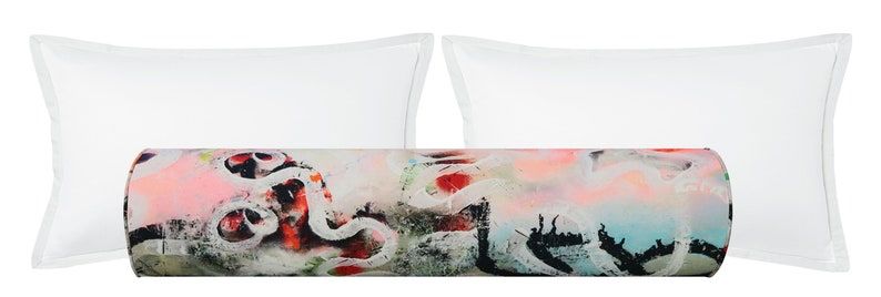 The Bolster : Street Diptyque  Abstract Print  Bolster - Etsy added by MK Alderman