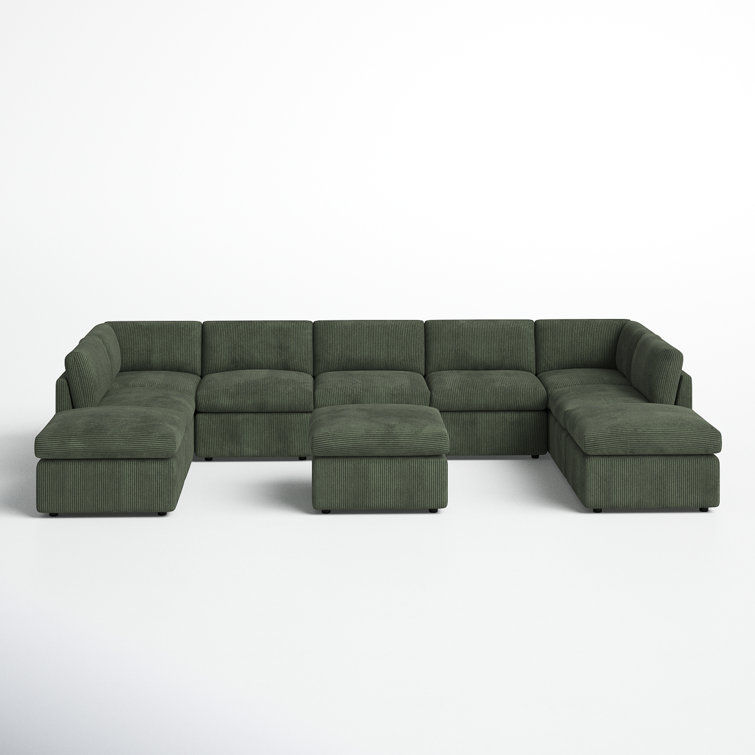 Artsten 10 - Piece Corduroy Sectional added by Ashley Artale