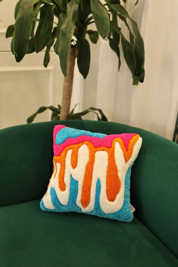 Handmade Melting Abstract Tufted Pillow Case Cool Groovy - Etsy added by Caroline Deaton