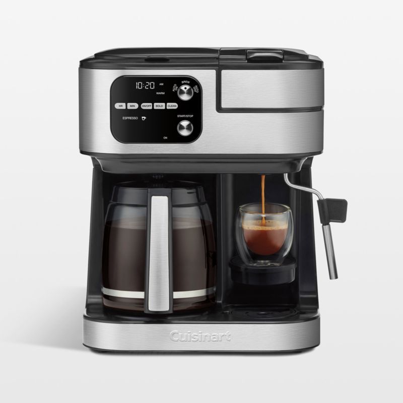 Cuisinart Coffee Center Barista Bar 4-In-1 Coffee Maker + Reviews | Crate & Barrel added by Lori Kraft
