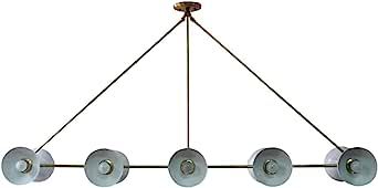 30 inch Chandelier for Dining Room & Restaurant Decorartive 10 Light Modern Raw Brass Chandelier Light Ideal Gift by Sputnik Lights (Antique Brass/White) added by Sarah Jackson