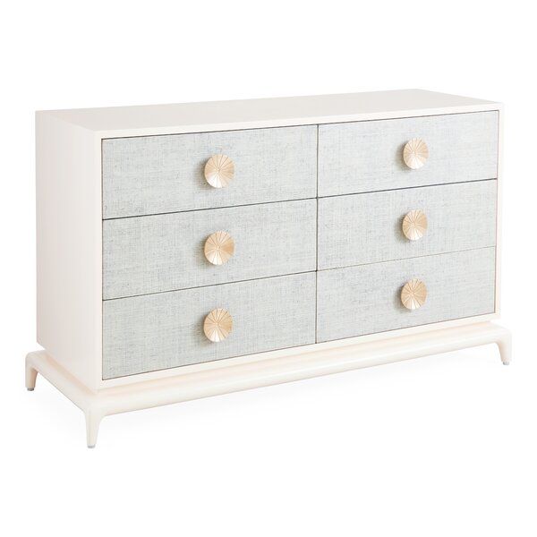 Siam 6 Drawer 54" W Solid Wood Dresser added by Whitney Clark
